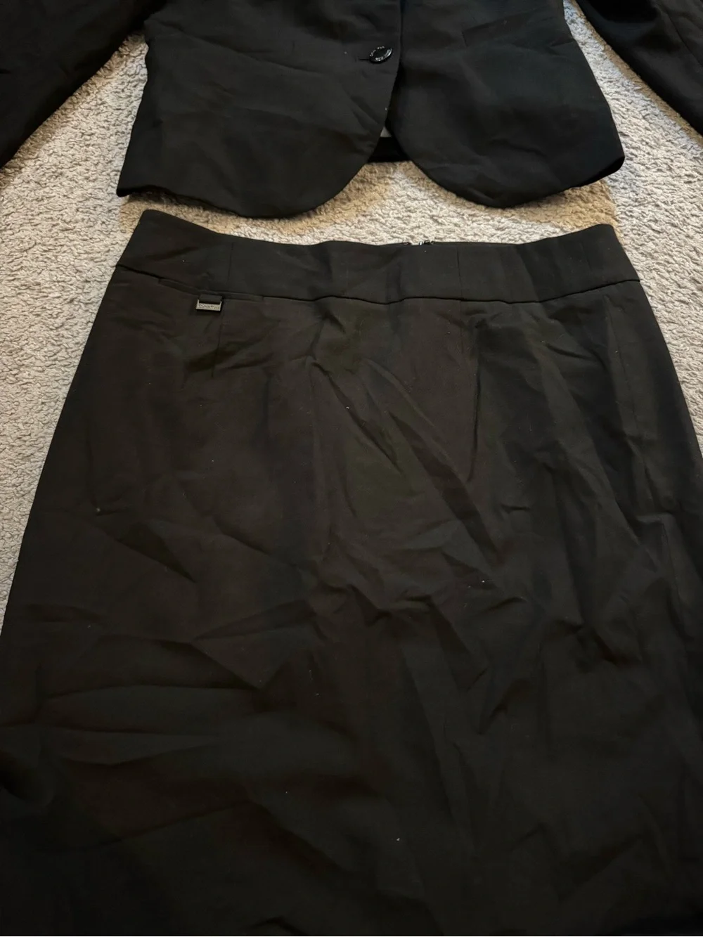 Calvin Klein Black Blazer with Light Gray Lining